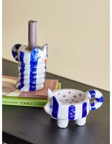 Agyagkerámia gyertyatartó készlet 2 db-os Caty – Bloomingville