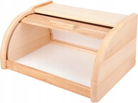 Fa kenyértartó kis natúr bükk 38x28x18cm