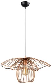 Fekete-rózsaszín függőlámpa ø 50 cm Root – Squid Lighting