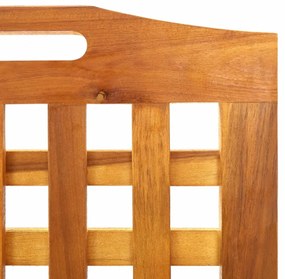 4 paneles tömör akácfa szobaelválasztó 161 x 2 x 170 cm