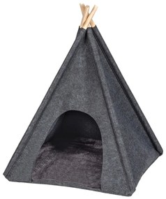 Sötétszürke teepee sátor kisállatoknak - Wenko