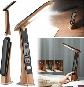 Led-es Iskolai Éjjeli Asztali Lámpa Dátum 6in1 Óra Kijelzővel