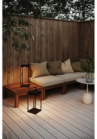 Fekete napelemes-USB kültéri LED lámpás (magasság 53 cm) Pure – Markslöjd