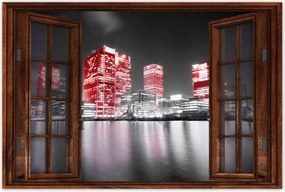 Poszterek 90x60 Vörös felhőkarcolók