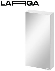 Cersanit Larga, függő tükör szekrény 80x40x16 cm, fehér fényes, S932-014