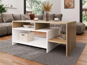 Dohányzóasztal Kendall (fehér + nagy tölgy). 1058601
