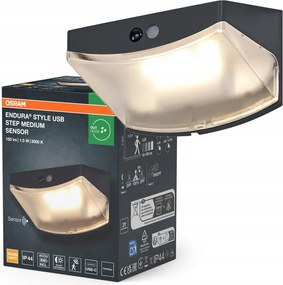 Kerti fali lámpa Led alkonyati mozgásérzékelő 1.5W 3000K IP44 Endura