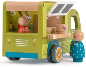 Fa játékautó La Grande Famille Food Truck – Moulin Roty