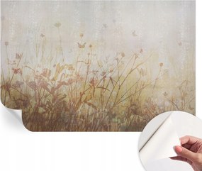 Öntapadós tapéta Divatos 3D fali ragasztóval Réti harmónia 104x70 cm