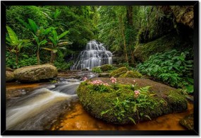 Poszterek keretben 60x40 Thaiföldi zuhatag Folyó