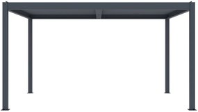 Bioklimatikus pergola G21 Austin 4x3 m, antracit, alumínium