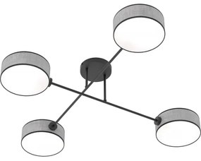 Felületre szerelt csillár MAGA 4xE14/10W/230V szürke