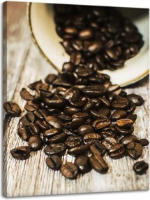 Vászonkép Konyha Szórt kávé 30x40 cm