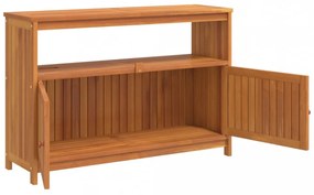 tömör akácfa kerti tálalóasztal 110 x 35 x 75 cm