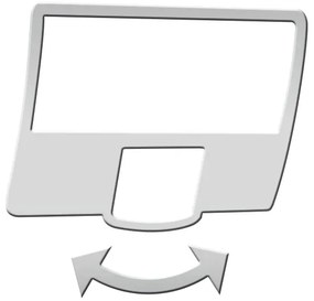 Steinel 012076 - Kültéri lámpa mozgásérzékelős XLED curved LED/10,5W/230V IP44