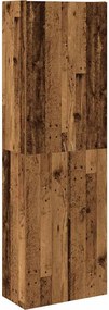 vidaXL antik fa színű szerelt fa magasszekrény 60 x 32 x 190 cm