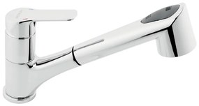 Novaservis METALIA mosogató csaptelep kihúzható zuhannyal, króm