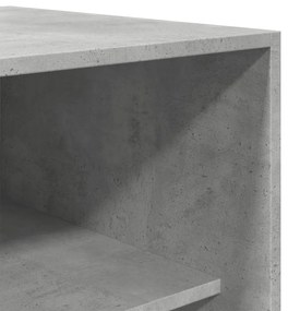 betonszürke szerelt fa ruhásszekrény 50 x 50 x 200 cm