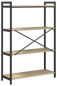 Könyvszekrény sonoma tölgy 80 x 30 x 118 cm Faanyag