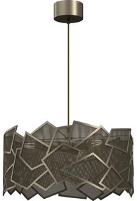 Csillár zsinóron CAMO 3xE27/15W/230V arany