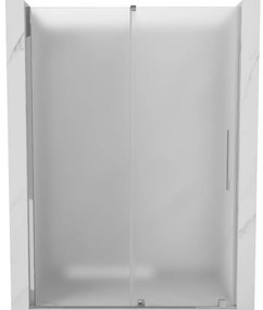 Mexen Velar, tolózuhanyajtó nyitáshoz 150 cm, 8 mm-es matt üveg, króm, 871-150-000-31-01