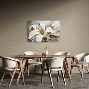 Kép - Absztrakció liliommal (90x60 cm)