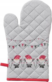 Konyhai Kesztyű Pamut Szürke Karácsonyi Minta Karácsonyra A Konyhába