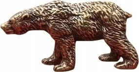 Asztali Dekorációs Figura, Sárgaréz Maci, Mackó, Mackó