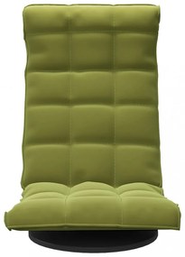 világoszöld bársony forgó matracszék