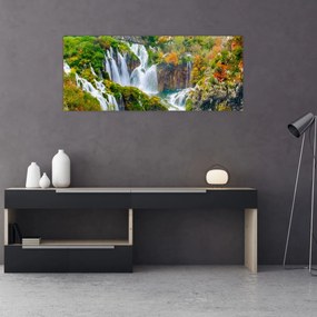 Kép - Plitvicei-tavak Nemzeti Park (120x50 cm)