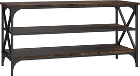 vidaXL füstös tölgy színű szerelt fa TV-szekrény 100x40x50 cm