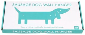Türkiz fém fali gyerek fogas Sausage Dog – Rex London