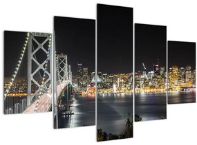 A Brooklyn-híd és a New York-i kép (150x105 cm)