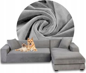 Sarok Huzat Kanapé Velúr Prémium Plüss Jobbos 2+2OS Oeko-tex