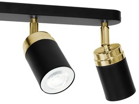 Spotlámpa RENO 3xGU10/8W/230V fekete/arany