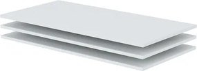 BERNO polcok, 200 cm | Fehér