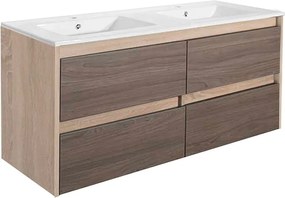 Porto 120 alsó szekrény mosdóval sonoma tölgy-rauna szil