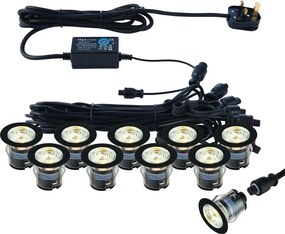 ENDON 99765 IKONPRO Kültéri Talajba Építhető Lámpa IP44