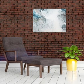Üveg kép - Kék márvány (70x50 cm)