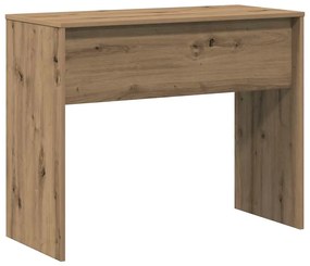 Íróasztal kézműves tölgy 90x40x72 cm műszaki fa