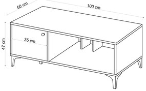 Dohányzóasztal Rilla. 1062857