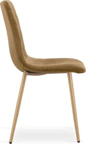 Barna bársonyszék TURIN