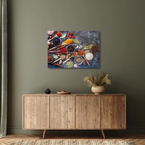 Üveg kép - Fűszerek (70x50 cm)