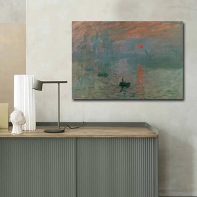 70100FAMOUSART-040 Monet velúr vászonkép, 70 x 100 cm