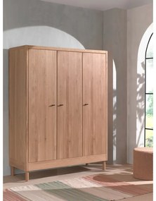 Natúr színű tölgyfa gyerek ruhásszekrény 146x190x55 cm Forrest – Vipack