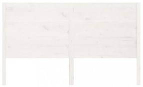 fehér tömör fenyőfa fejtámla 146 x 4 x 100 cm