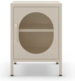 Krémszínű fém éjjeliszekrény Diora – Marckeric