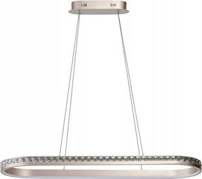 Kristály világítás rose gold színben 3 fokozatú fényerőszabályzó Camelia