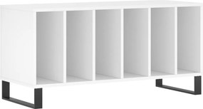 vidaXL fehér szerelt fa hanglemezszekrény 100 x 38 x 48 cm