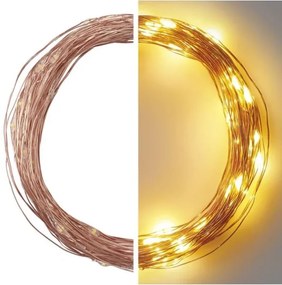 LED Karácsonyi kültéri lánc 100xLED/15m IP44 meleg fehér